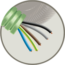 FLEX HF5G25 GREEN FLEX +HO7Z1-U 5G2