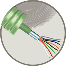 FLEX HFA08 GREEN FLEX + ALARM 8X0