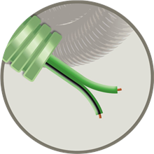 FLEX HFLS15 GREEN FLEX + LS 2X1