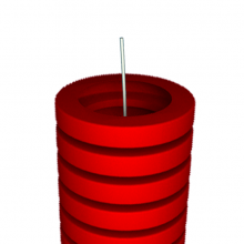 FLEX RO7843770 WACHTBUIS D50 50X41 ROOD 25M