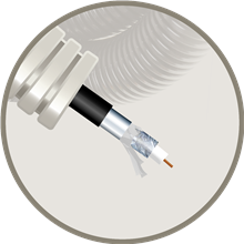 FLEX RXPE6 COAX TLN PE6 ZW BUI D20 R100