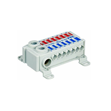 FTG KS741RN ECB KLEMMENBLOK 1 + 7 RD-BL