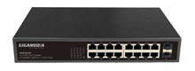 GIGAMEDIA GS16P GGM SWITCH 16-P GIGABIT POE+