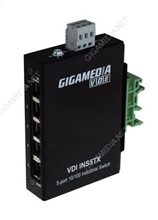 GIGAMEDIA INS5TX GGM SWITCH 5P 10/100 RAIL DIN
