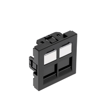 GIGAMEDIA PL45DDN FRONTPLAAT 45X45 2P ZWART