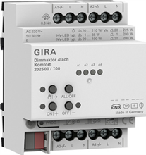 GIRA 2025 00 KNX DIMACTUATOR 4-VOUDIG KOMFO