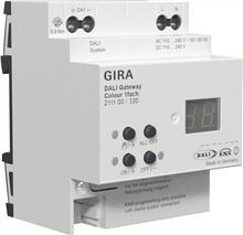 GIRA 211100 DALI GATEWAY COLOUR 1-V DIN-RA