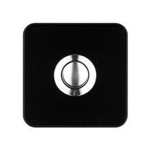 GROTHE 64187 BELKNOP 50X50 PICCOLO SW ZWART