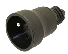 GSV C311B KOPPELSTEKKER RUBBER 2P+A 16A