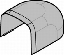 HAGER CLM751256 EINDSTUK KANAAL 75X125MM