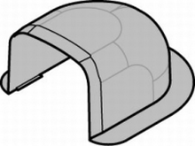 HAGER CLM7512561 WANDDOORVOER KANAAL 75X125MM