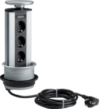 HAGER G7343LAN STOPCONTACTMODULES 3X2P+A