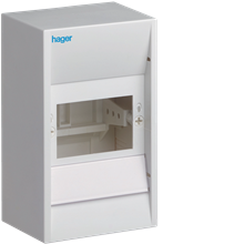 HAGER GD104A KLEMBESCHERMER MINI 1R 4 MOD.