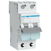 HAGER MWS210A AUTOMAAT 3KA C 2P 10A