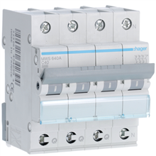 HAGER MWS640A AUTOMAAT 3KA C 3P N 40A