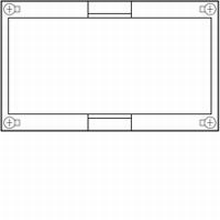 HAGER UD01F2 KIT 2X AARDVERBINDING 1 MB.
