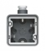 HAGER WNA650 1-V DS GRIJS 1 X ENKEL IN + WA