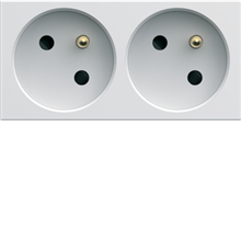 HAGER WXF422B 2X STPCT GALLERY KABELKAN 2P+A