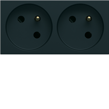 HAGER WXF422N 2X STPCT GALLERY KABELKAN 2P+A