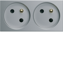 HAGER WXF422T 2X STPCT GALLERY KABELKAN 2P+A