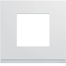 HAGER WXP0002 AFDEKPLAAT GALLERY ENKELVOUDIG