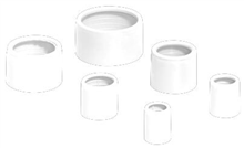 HELIA 134521 BUISINGANG 20 MM WIT RAL9010