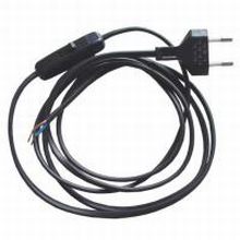 HUPPERTZ 222136-150-50W SNOER + SCHAKELAAR 2M WIT