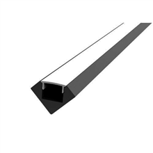 INTEGRATECH ALU45B-M2 PROFIEL ALU45 ZWART 2M PLEXI M