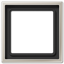 JUNG ES2981 AFDEKPLAAT ENKEL INOX