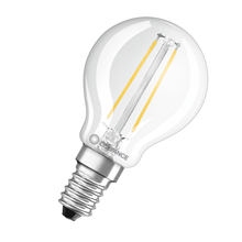 LEDVANCE 4099854069215 LED CLP25 2.5W 827 FILCL E14 P