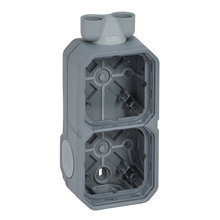 LEGRAND 069668L PLEXO OPBOUWDOOS 2 MECHANISMEN