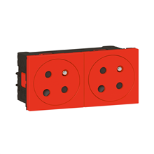 LEGRAND 077152L MOS.LINK CTDOOS 2X2P+A VL.POL.