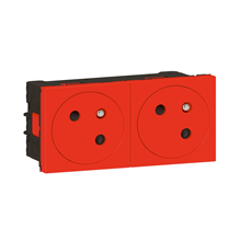 LEGRAND 077172L MOS.LINK CTDOOS 2X2P+A VLAK