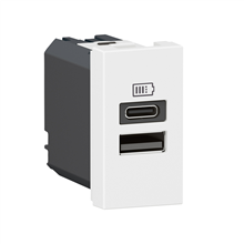 LEGRAND 077670L MOSAIC USB LADER TYPE A+C 3A