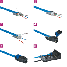 LEGRAND 33773 LCS3 CONNECTOR 6 STUKS CAT 6A