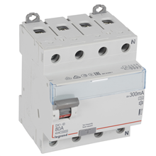 LEGRAND 411782 DIFF SCHAK DX3 4P 300MA 80A