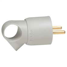 LEGRAND 50424 STEKKER 2P+A MET RING