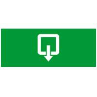 LEGRAND 660868 PICTOGRAM UITGANG/PIJL BENEDEN