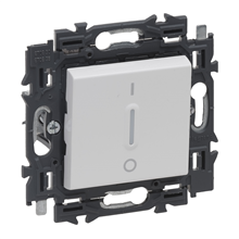 LEGRAND 741544 SCHAKELAAR+VERKLIK.2P 16AX WIT