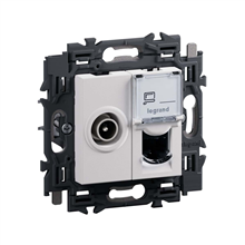 LEGRAND 741576 VAL CTDOOS TV+RJ45 UTP CAT6WIT