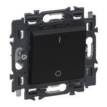 LEGRAND 741743 SCHAKELAAR 2P 16AX 250V ZWART