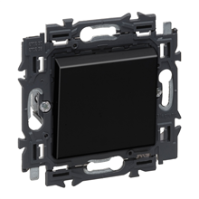 LEGRAND 741754 SCHAKELAAR 10AX 1P 250V ZWART