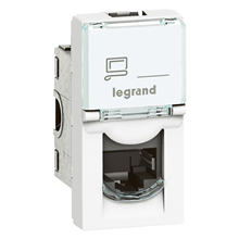 LEGRAND 76573 RJ45 CAT 6A STP 1 MOD WIT