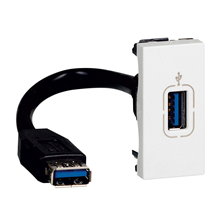 LEGRAND 78746 MOSAIC CONTACTDOOS USB 3.0 MET