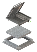 LEGRAND 88075 IK-3 VLOERDOOS INSTORT