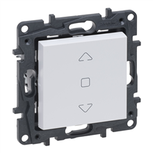 LEGRAND NNP2611WH NILOE ROLLUIKDRUKKNOP 6A-MET S