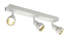 LTBLIGHT SLV 147381 PURI 3 WD&PLAF GU10 WIT