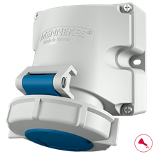 MENNEKES M9105 WANDCONTACTDOOS 16A3P6H230V BL