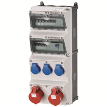 MENNEKES M940261 COMBI 2X16A5P400V+3XMONO+DIFF