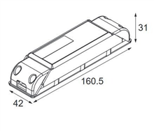 MODULAR 11630130 LED GEAR DEEP DIM 500MA 20W DA